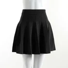 Skirt Custom 2022 Summer New High Waisted A Word Pleated Knit Skirt Black Stylish Women's Skirt