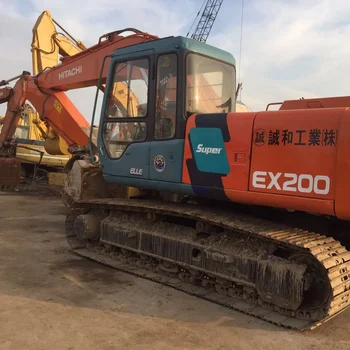 Used Hitachi EX200-3 Excavator Excellent Machine Used Construction Equipment For Sale Heavy Mechanic