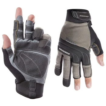 Black and grey Improved Dexterity Excellent Grip Cars Outdoor Jobs Mechanic Heavy Duty Work Gloves