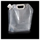 5 Pouch Hot Sell Transparent BPA Free Foldable 5 Liter Water Pouch 5l Water Bag