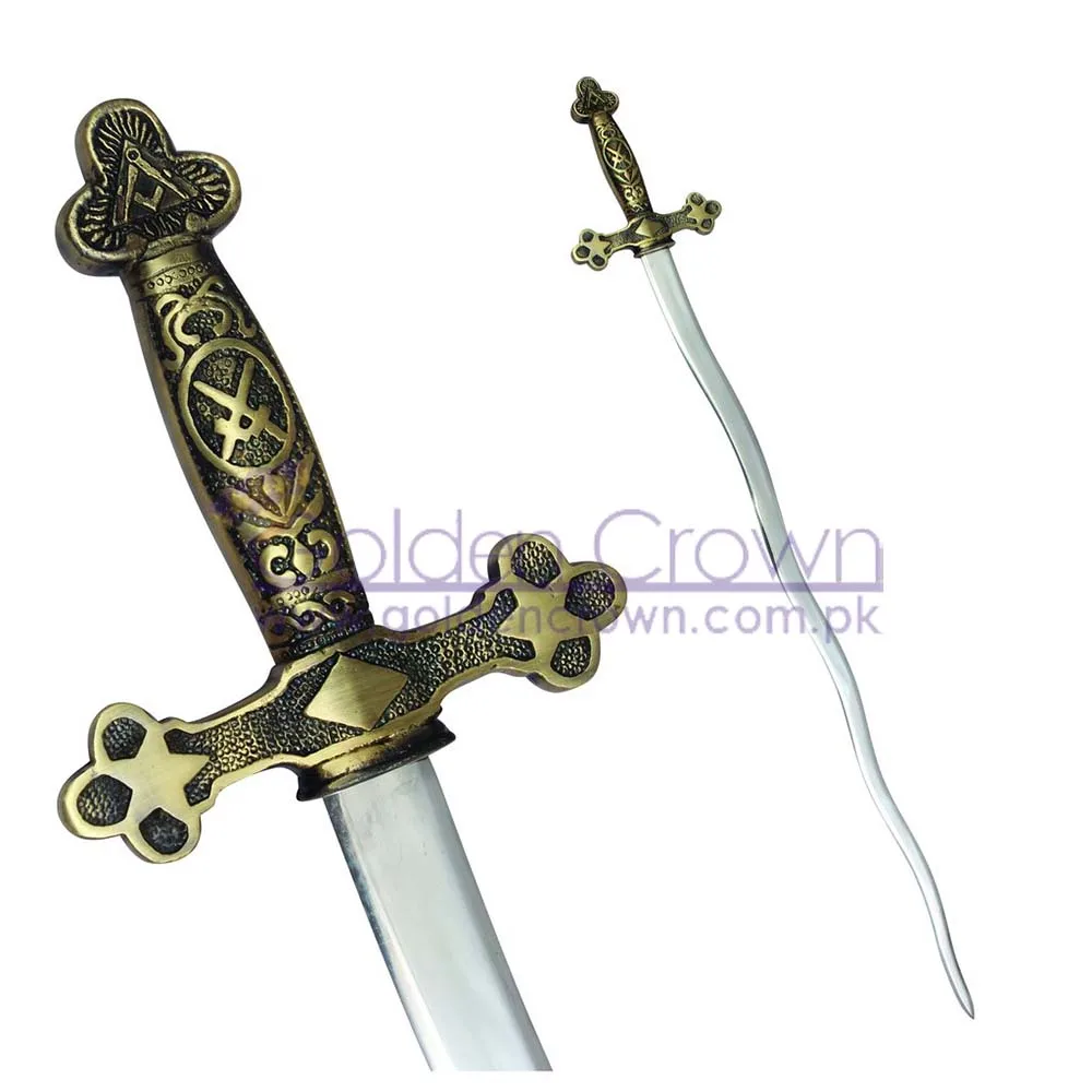 wholesale masonic ceremonial snake flaming sword square compass