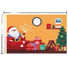 Promotional Wholesale Promotional Custom 3x5 Lijadora Para Carro Advertising Flag Banner FLAG Christmas