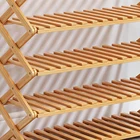 Furniture Natural Deluxe Modern Home Furniture Bamboo Shoe Rack Foldable