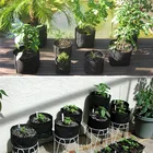 Garden Plant Grow Bags Wholesale Outdoor Garden Non Woven Fabric Nursery Strawberry Grow Plant Bags