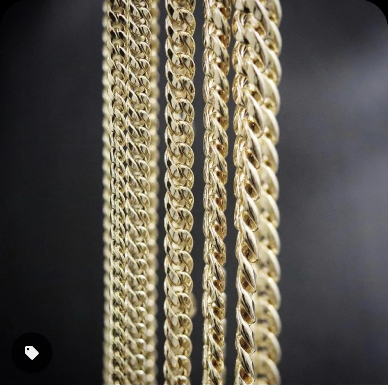 Pure 14k Gold Miami Cuban Links (1mm To 
