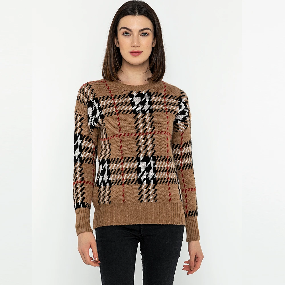 Stylish Women Long Sleeves Sweater 