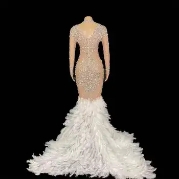 Elegant Off Shoulder Lace Vestidos De Novia Beaded Casual Dresses Formal Bling Dress Abiti Da Sposa Wedding Dresses