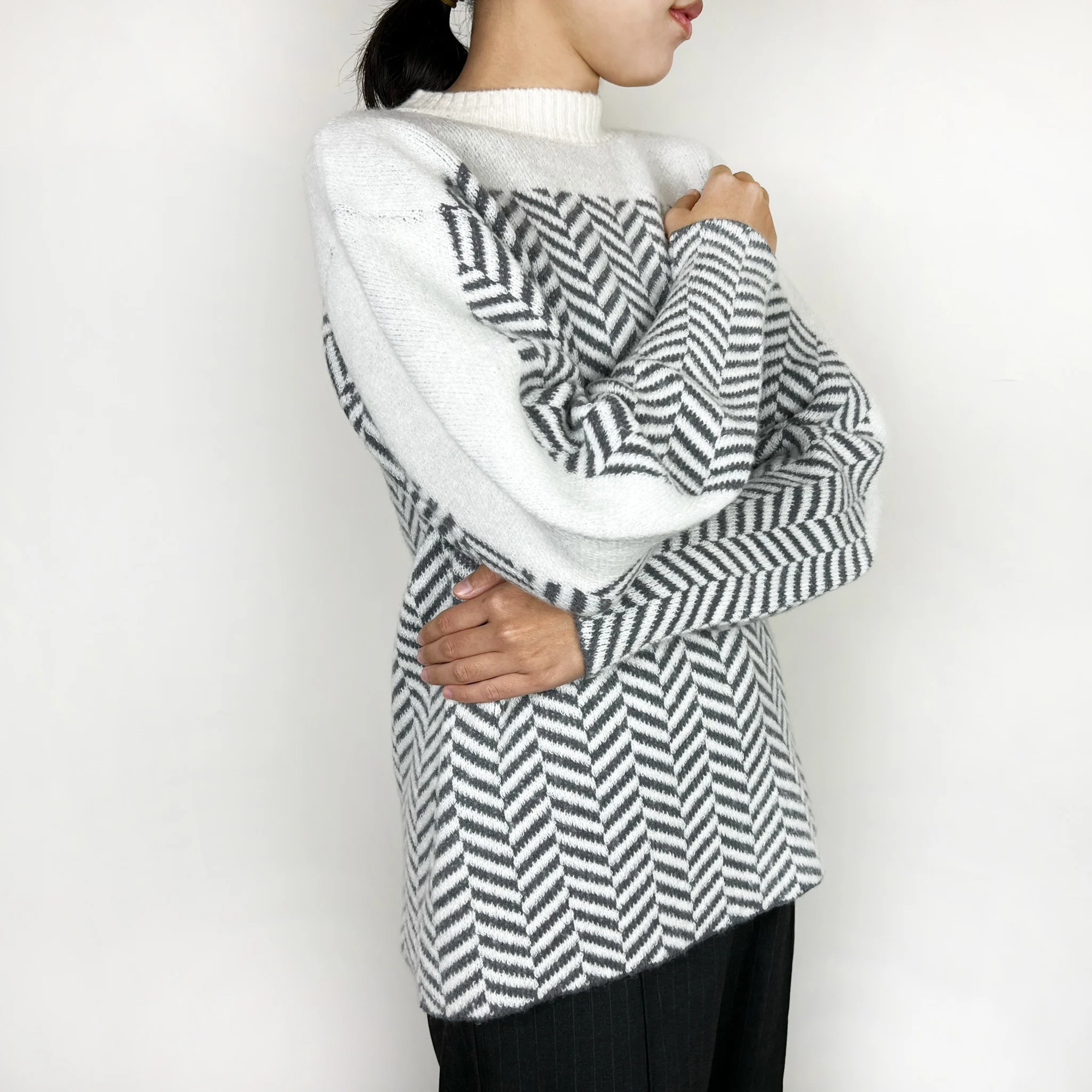 New Fashion Herringbone Casual Jacquard 