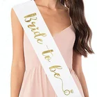 Party Party Sashes Custom Logo Printed Bride To Be Happy Birthday Girl Pageant Satin Ribbon Sash For Party