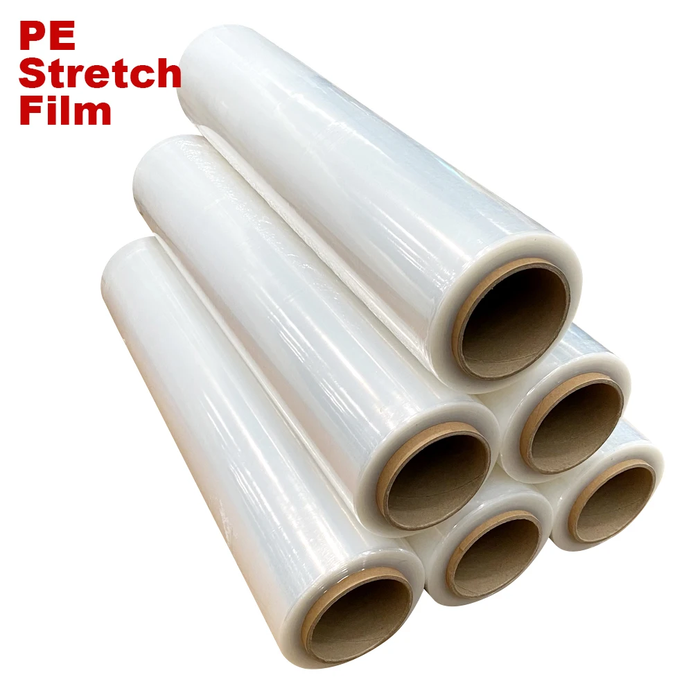 1 rollo de película extensible transparente de 40 cm x 270 metros película reciclada tras clasificar embalaje para paletes película protectora extensible para embalaje transparente 