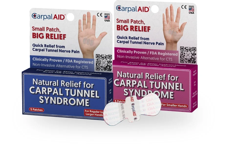 20 pack carpalaid tunnel syndrome natural relief