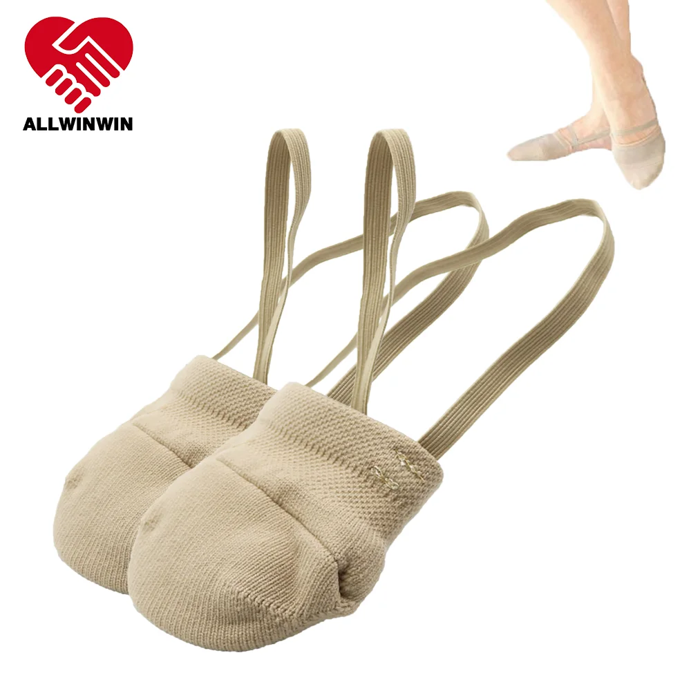 ALLWINWIN RGS01 Rhythmic Gymnastics Half Shoes - Size XS Socks Dance Ballet Sole Toe Pointe