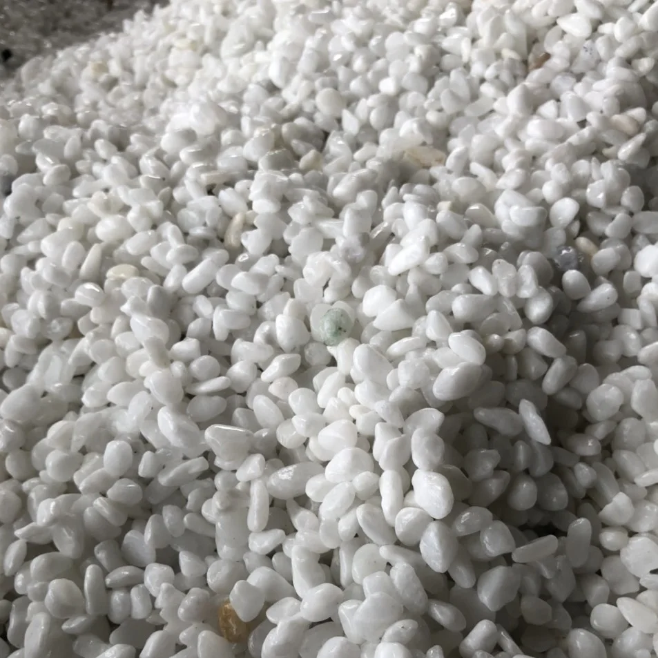 Vietnam Gravel Crystal White Limestone Landscape For Gardening Nature