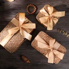 Wooden Straw Seagrass Handmade Wooden Hamper Chinese Supplier Wholesale Packing Packaging Custom Gift Boxes