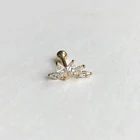 Earrings CANNER Joyas-Banadas-en-oro-por-Mayor Joyas De Plata Pendientes Plata 925 Aretes Earrings