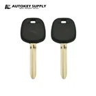 Key Transponder Car Key Uncut TR47 Brass Key Blade Texas ID 4D72 80 Bits G Chip For Toyota Scion