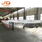 Truck For Africa Durable Heavy Haul Lowboy Truck Trailer 3 Axles 60 Tons Lowbed Semi Trailer For Africa