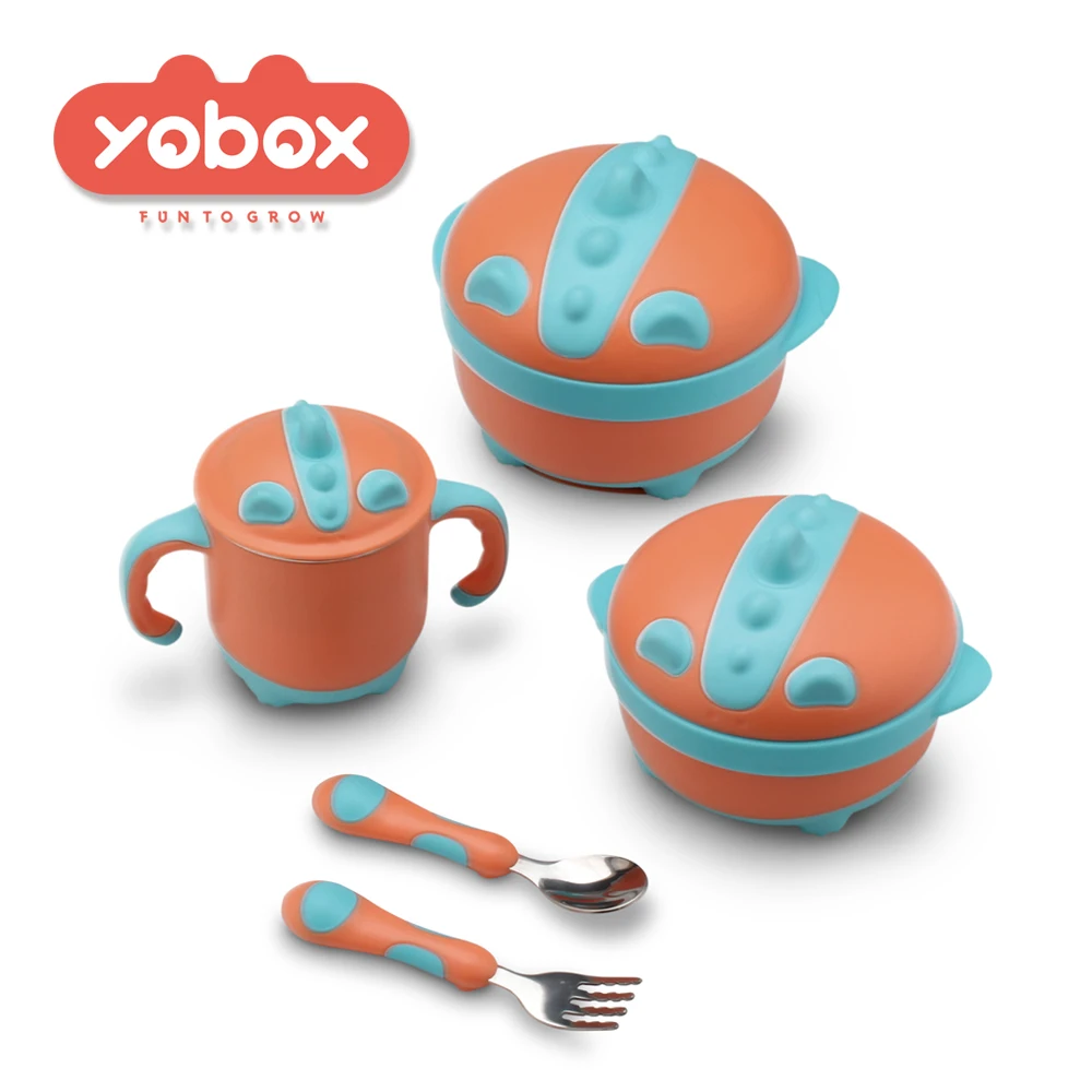 2 Sets Baby Bowls With Spoons Insulation Bowl Food Supplies 大人気定番商品