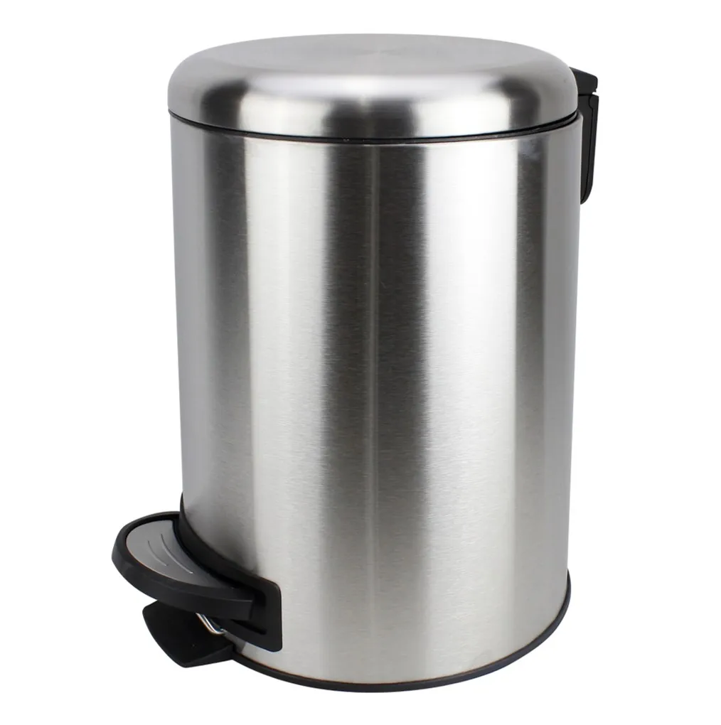 Ideal for Home and Office Use Kingfisher Stainless Steel Pedal Bin 3L Litre 
