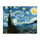 Stars Van Gogh World Famous Painting Reproduction Print On Canvas Stars For Home Decorations Living Room Bedroom