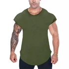 Plain Fashion Tank Top Custom Logo Plain Cotton Fashion Mens Bodybuilding Fitness Gym Tank Top