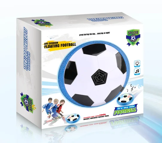 2022 new toys Soccer Ball Battery operated Air Floating ball with LED Light Music and Soft Foam Bumper for Kids Indoor Outdoor