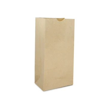 6 1/8 x 12 5/16 x 4- factory custom OEM square bottom kraft paper bags