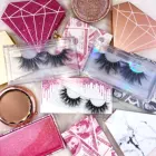 Eyelashes Lash Vendor Wholesale Private Label 3D Mink Eyelashes Custom Packaging Box 18-25mm Lashes