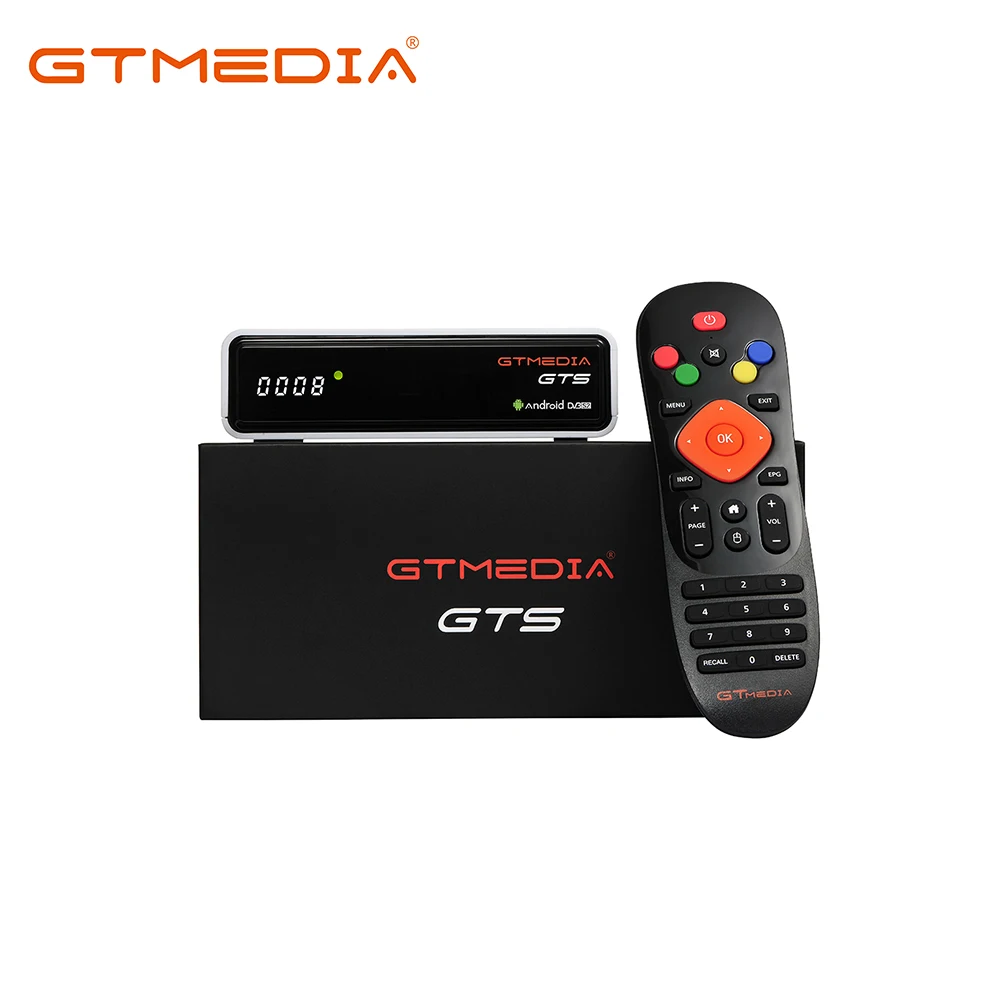 T2MI Lecteur de Carte Youtube Ethernet Support DVB-S / S2 / S2X T / T2 / Câble / J.83B GTMedia V8 Turbo Full HD 1080p Décodeur Satellite Récepteur TV numérique par Satellite USB 2.4G WiFi 