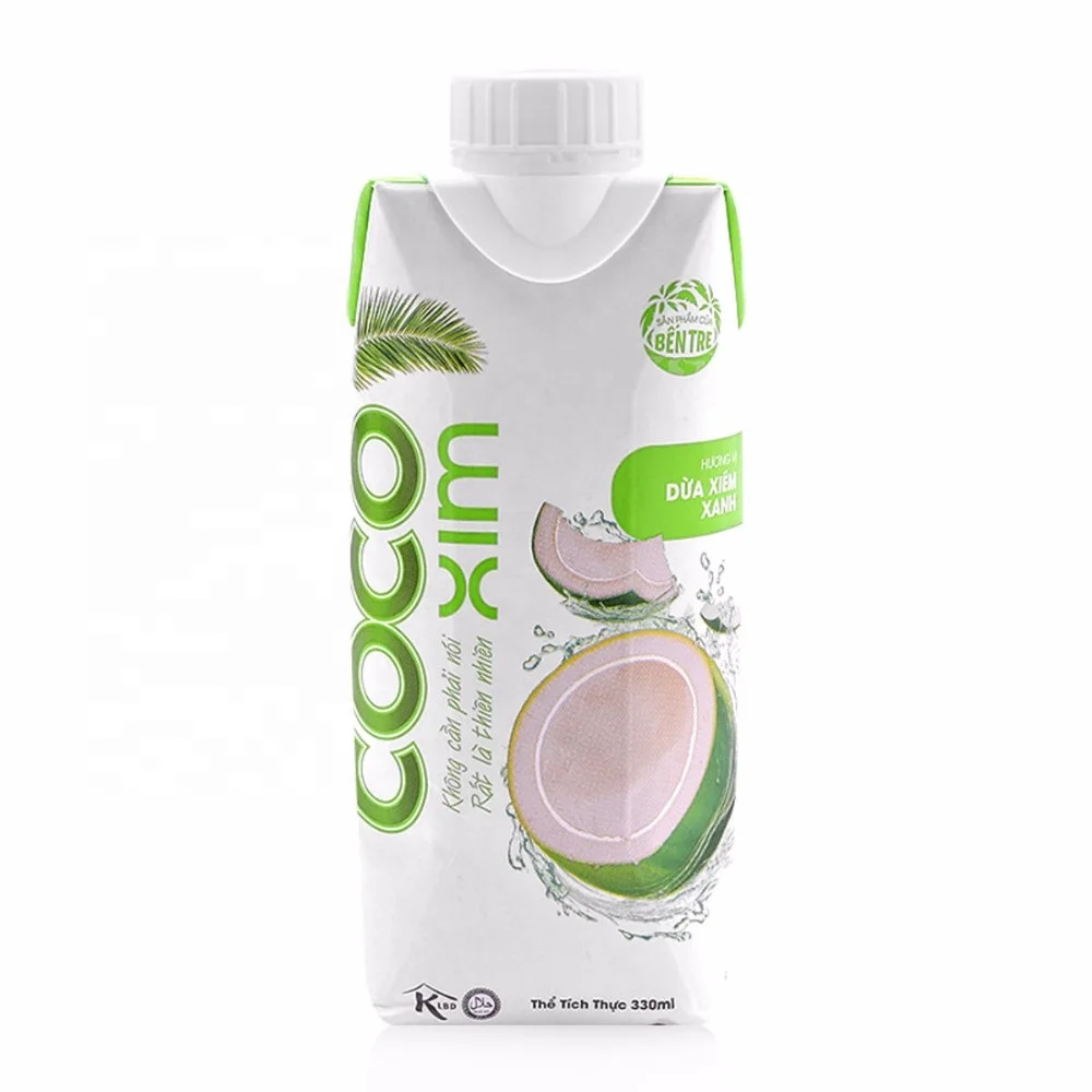 Cocoxim Pure Natural coconut water 330ml - sugar free, diet soft drink - Made in Vietnam - Whatsapp +84354669243 for free sample