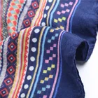 Long Colorful Pashmina Scarf Ethnic Geometric Pattern Boho Design Long Shawl Winter Wrap For Women