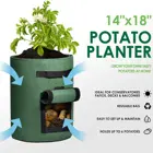 Garden Home Balcony Garden Plant Bag Vegetables Growing Container For Potato Cultivation Grow Bags