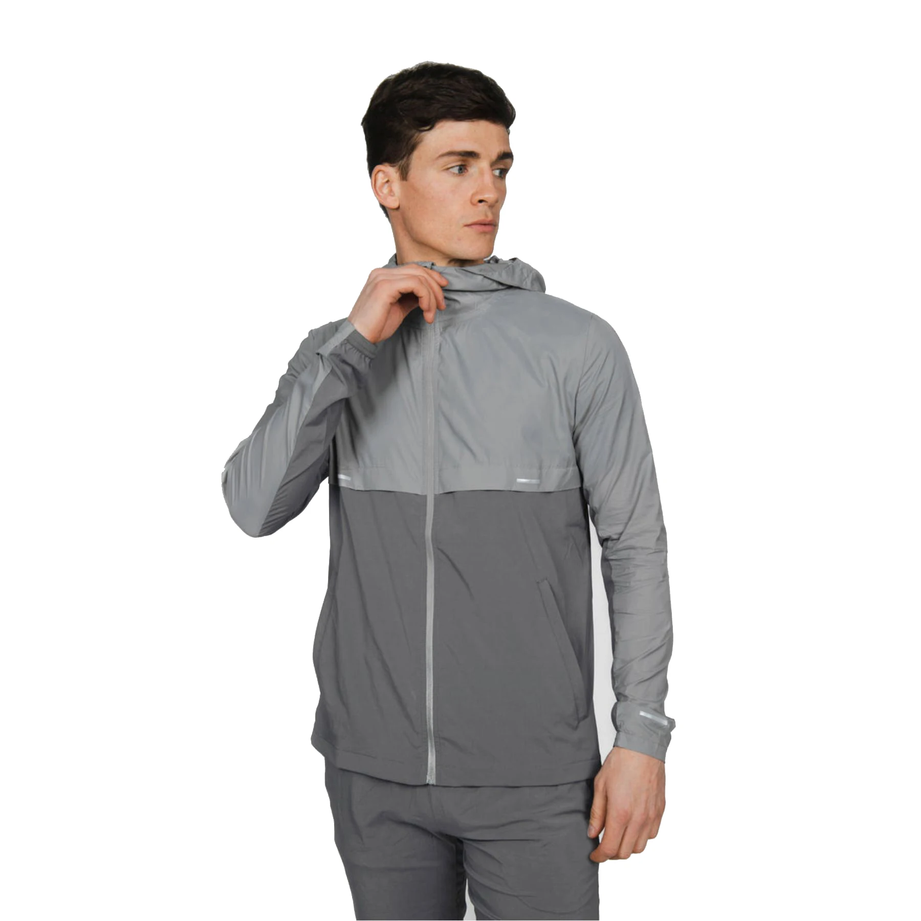 Navy Khaki Windbreaker 