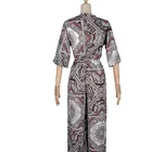 Women 2 Piece Set Guangzhou Dropshipping Women 2 Piece Set Clothing Sxey Neck Printed Flower Beach Wear