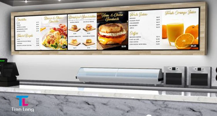 product tv led light box menu board black signs advertising outdoor thin posters display frame-10