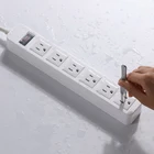 Extension 6 Outlets US Waterproof Power Strip Extension Surge Protector Power Strips