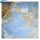 Onyx Marble Custom Natural Stone Decoration Art Modern Modern Style Blue Onyx Tile Onyx Marble Slab