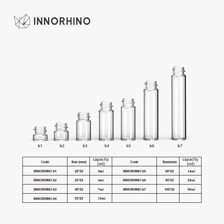 2ml 4ml 7ml 12ml 14ml 22ml 30ml Custom Thread Flat Bottom Glass Vial With Cr Cap