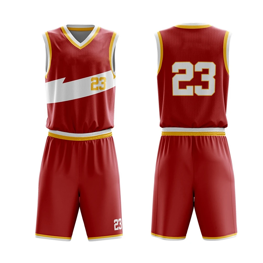 yellow basketball jersey design