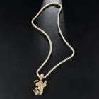 Pendants Pendant Glittering Cartoon Pendants Necklace Diamond Iced Out Men Hip Hop Pendant