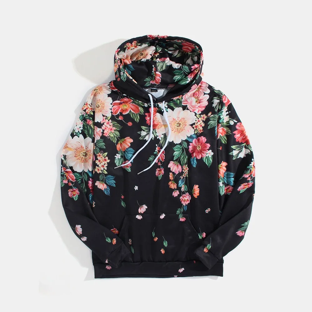 Custom Blank Hooded Plus Size Men's 