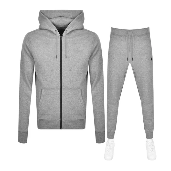 black and white polo jogging suit