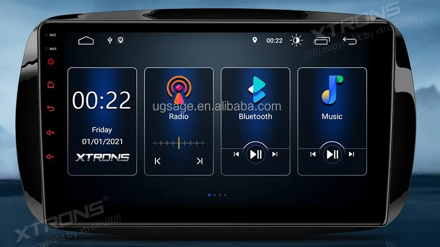 Xtrons 9 Autoradio For Smart Fortwo Coupe Cabrio 2011 2014 Android 12