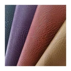 Leather 0.8mm Brushed Backing PVC Artificial Faux Synthetic Bag Pvc Leather Price Roll For Sofa Leather Fabric Bag
