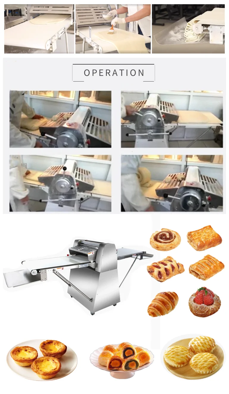 Pastry Sheeter Machine Laminadora De Masa Electrica Laminoir Patisserie  Dough Flattener Complete Set of Bakery Equipment - China Laminadora De Masa  Electrica, Dough Sheeter