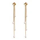 Set Hoop Factory Direct Sale Boys Tribal Chunky Gold Flower Pearl Set Necklace Ball Hoop Earrings
