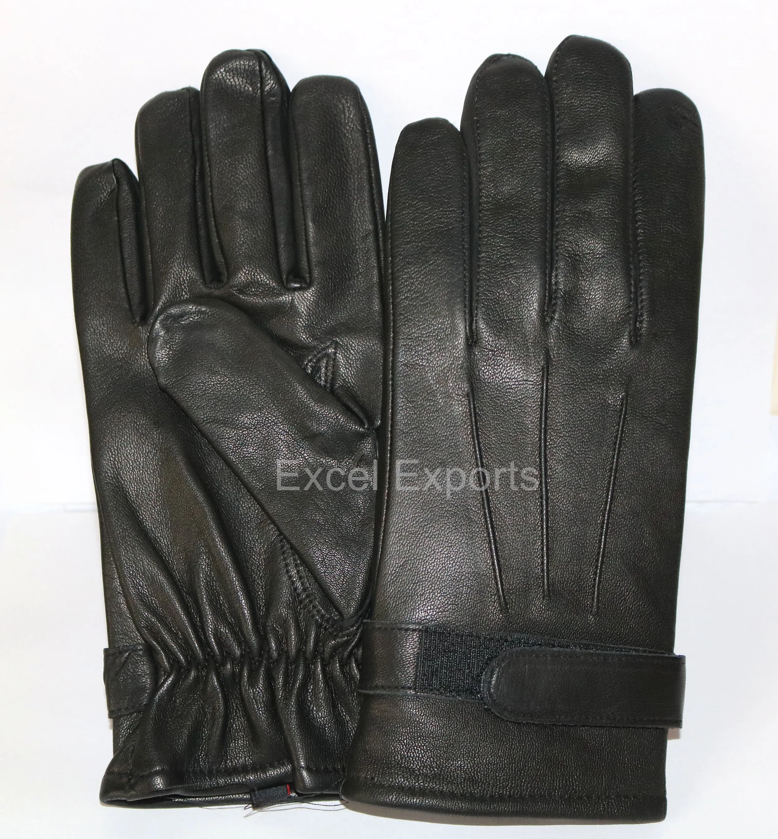 black hand gloves for men