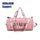 Pink Gym Bags Travel Bags Travel Luggage Overnight Weekend Holdall Pink Travel Duffle Bag Pink Traveling Bags
