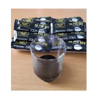 Instant Black Coffee 2 in 1 Sugar And Cream Mixed Special Flavor Good Price For Wholesales From Vietnam