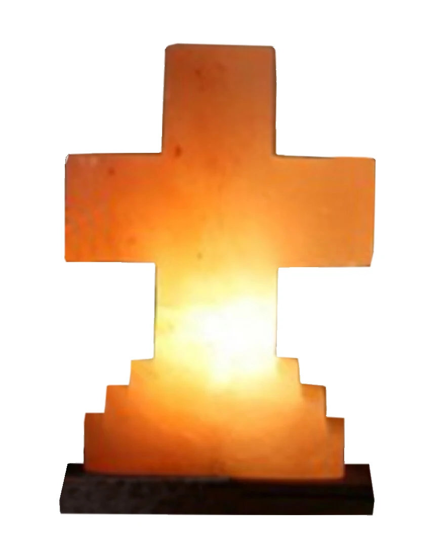 cross himalayan salt lamp